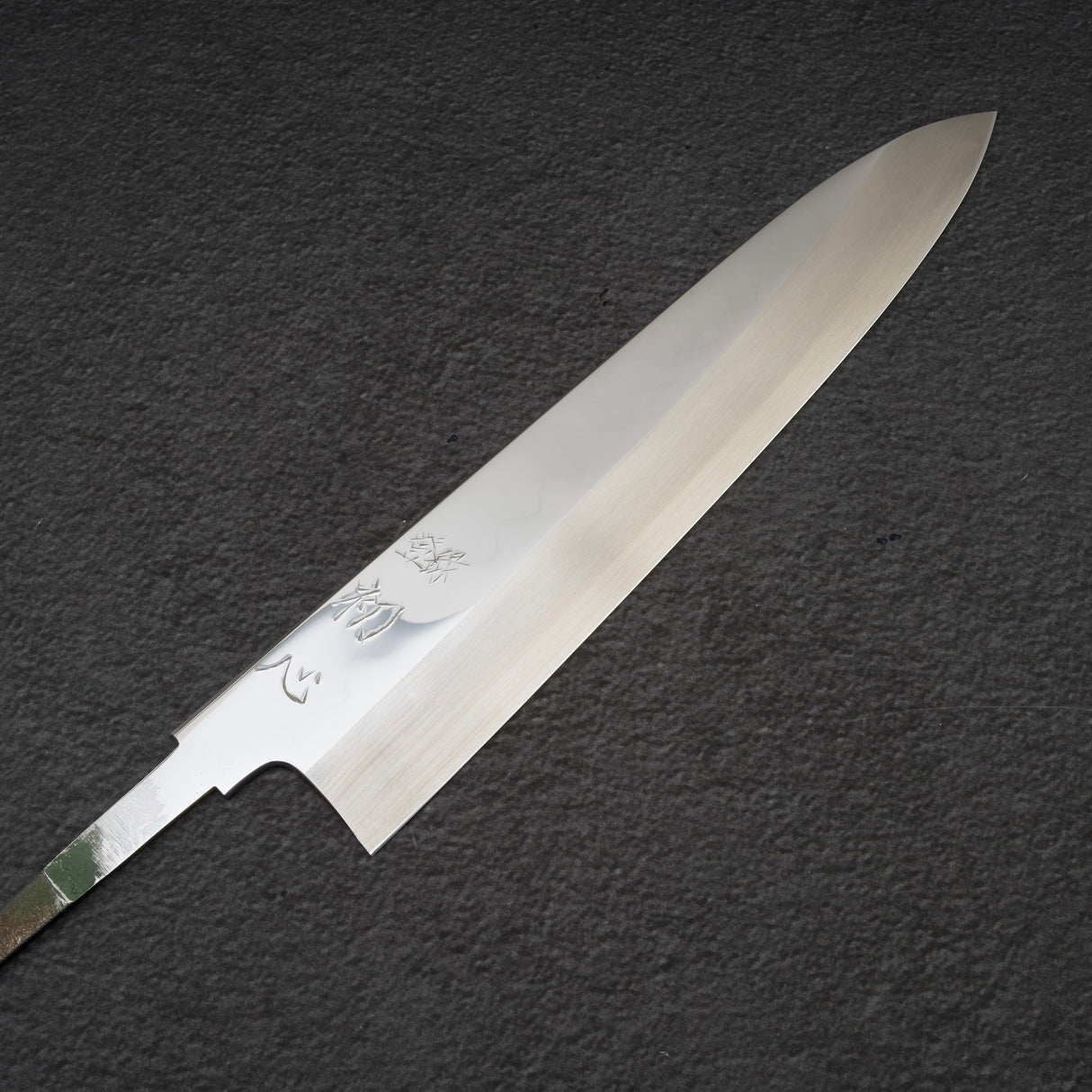 Hatsukokoro by Nakagawa White 3 Wave Hamon Honyaki Gyuto 240mm Wide Bevel Blade Only