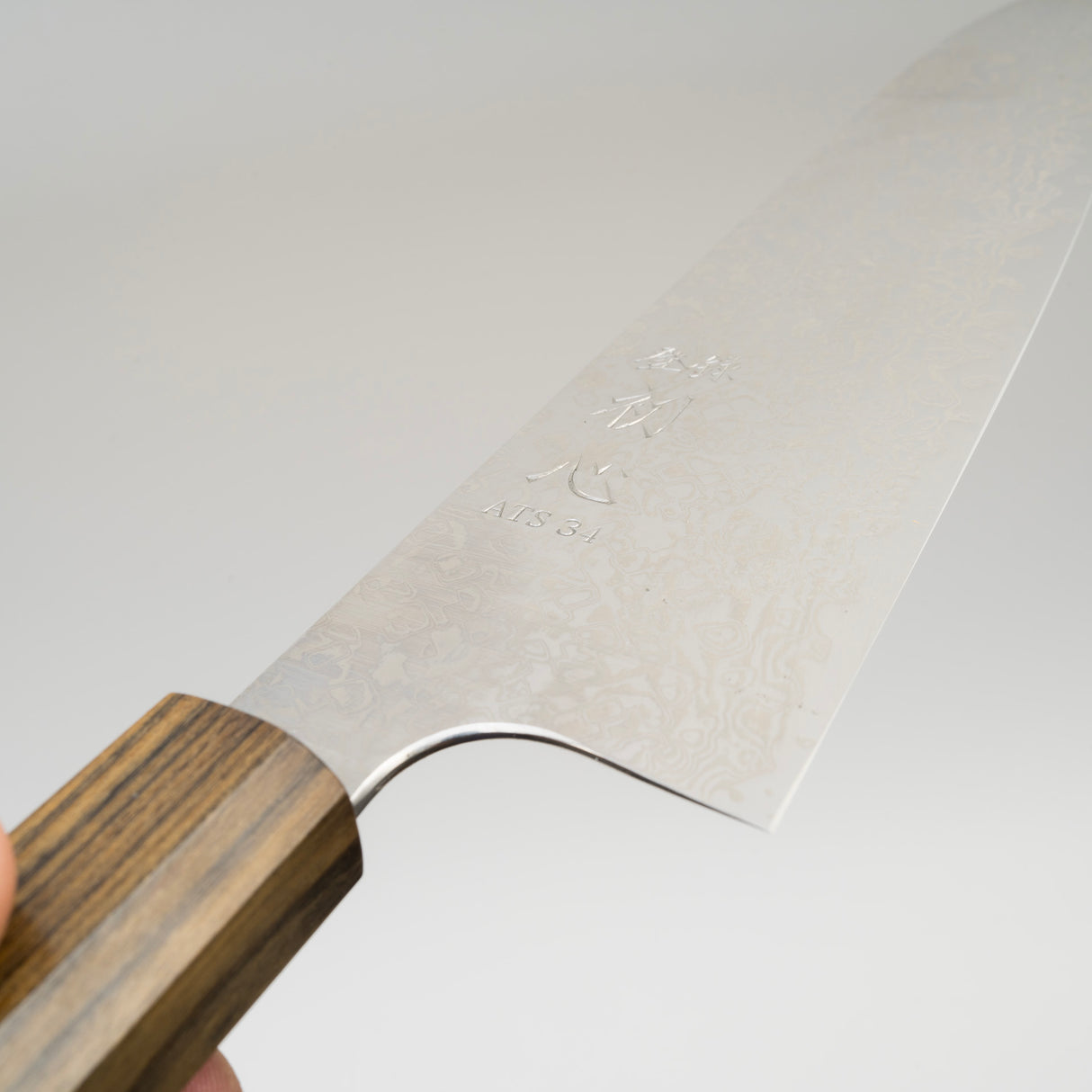 初心銀河 ATS34 大馬士革牛刀 210mm
