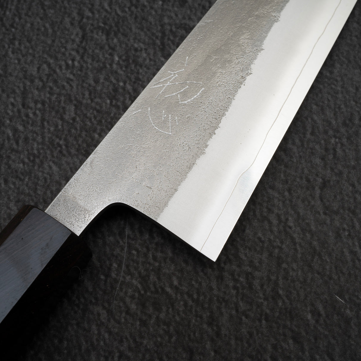 Hatsuokokoro x Yoshikane SKD Nashiji Gyuto 210mm 烏木手柄