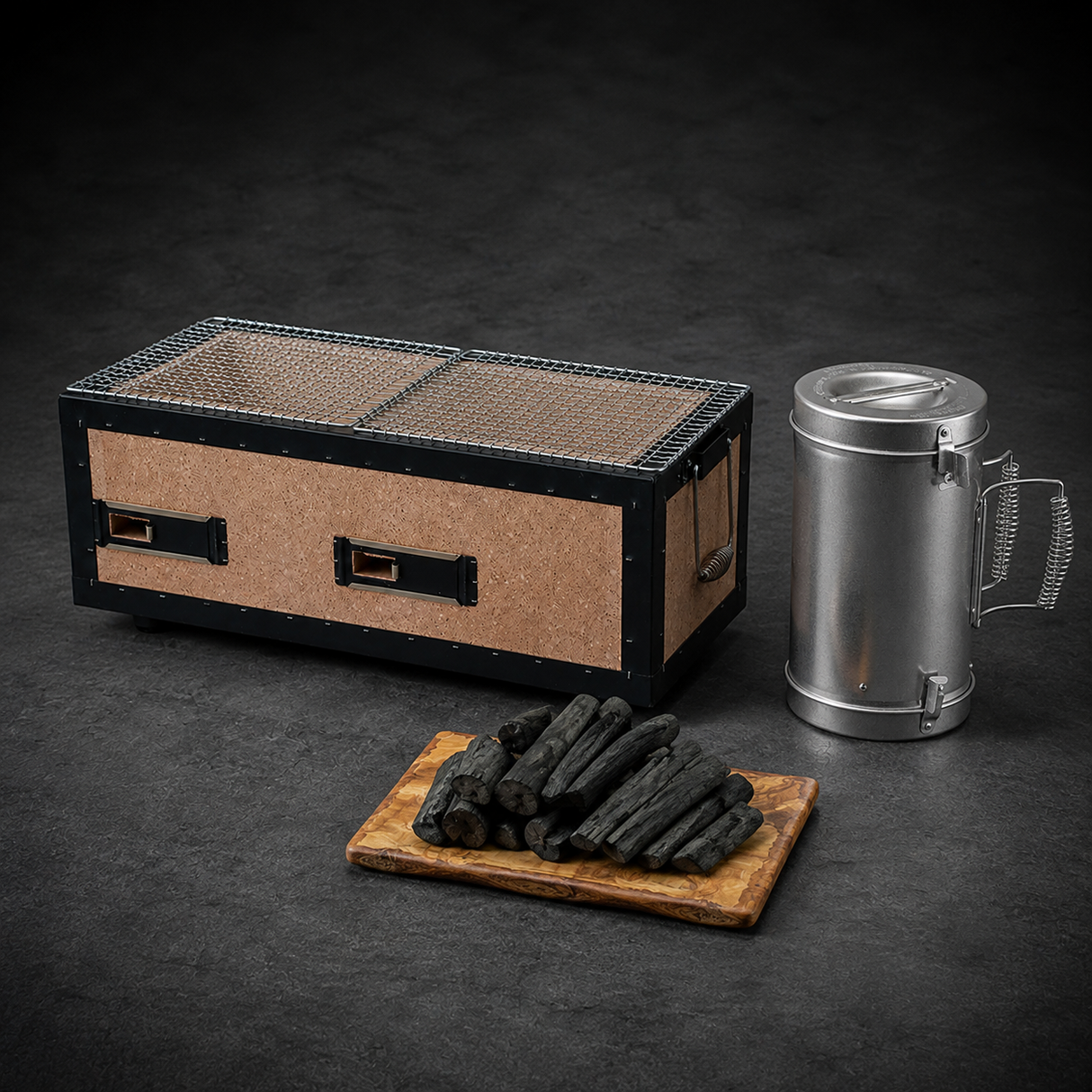 Kinka Okunoto Konro Grill Starter Medium Set