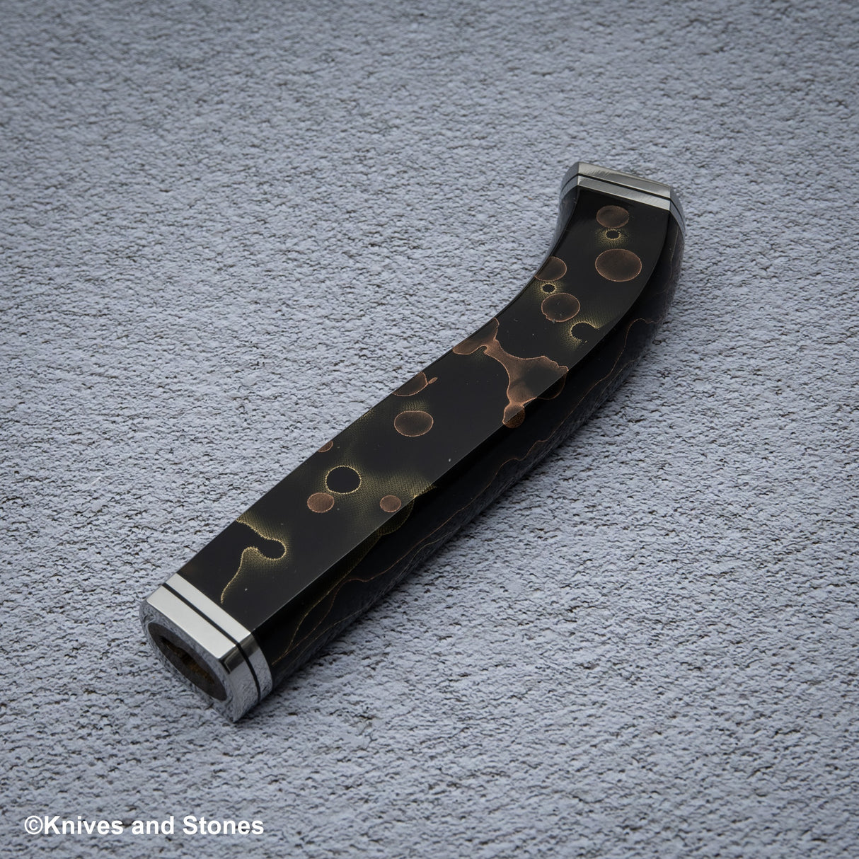 銅網 Nenox 風格 WA 手柄,適用於 Petty / Paring