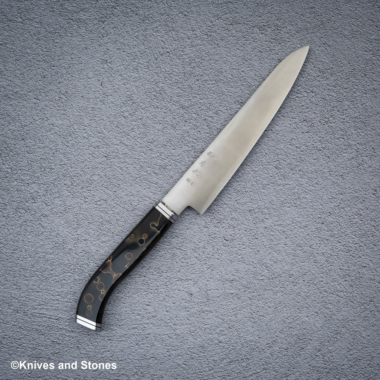 銅網 Nenox 風格 WA 手柄,適用於 Petty / Paring