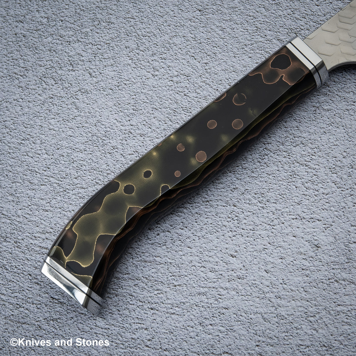 銅網 Nenox Style WA 刀柄,適用於牛刀/柳刃