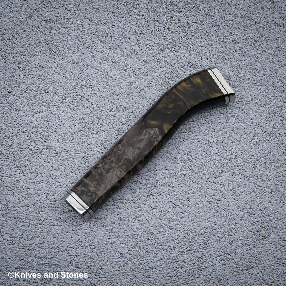 穩定化金黃色樹脂 Nenox Style WA 手柄,適用於三德刀/文化刀/菜刀