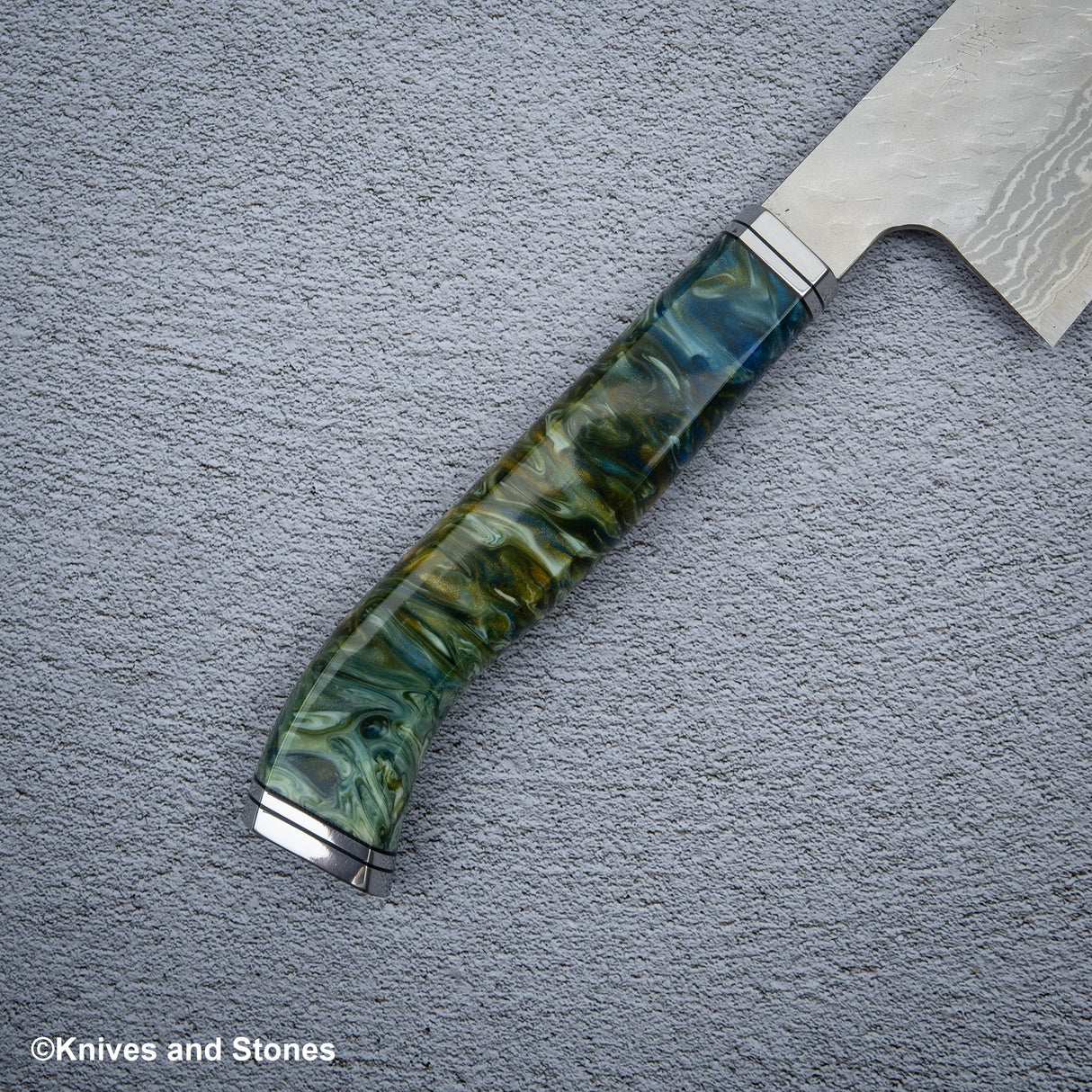 Cosmic Swirl Nenox WA 手柄,適用於 Santoku / Nakiri