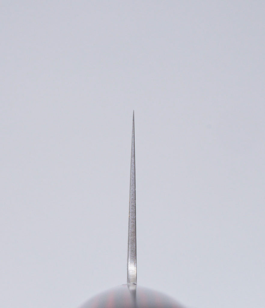 Yoshimi Kato SG2 Etched Black Damascus Santoku 175mm Western Handle