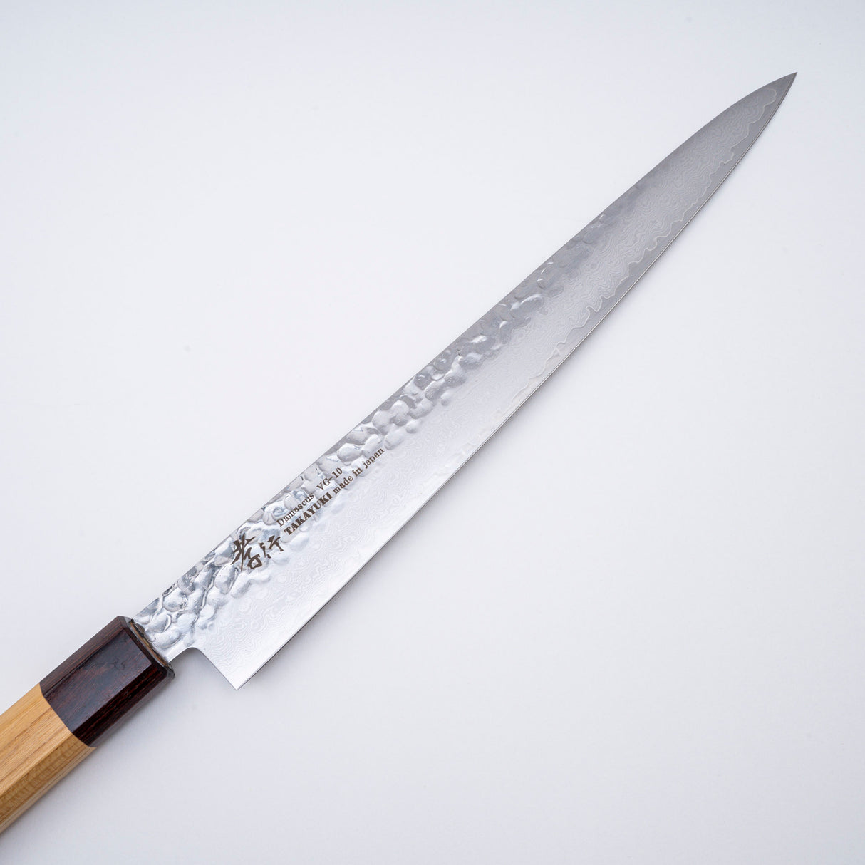 Sakai Takayuki VG10 Sujihiki 240mm (9.4") 33 層錘擊大馬士革 WA 手柄