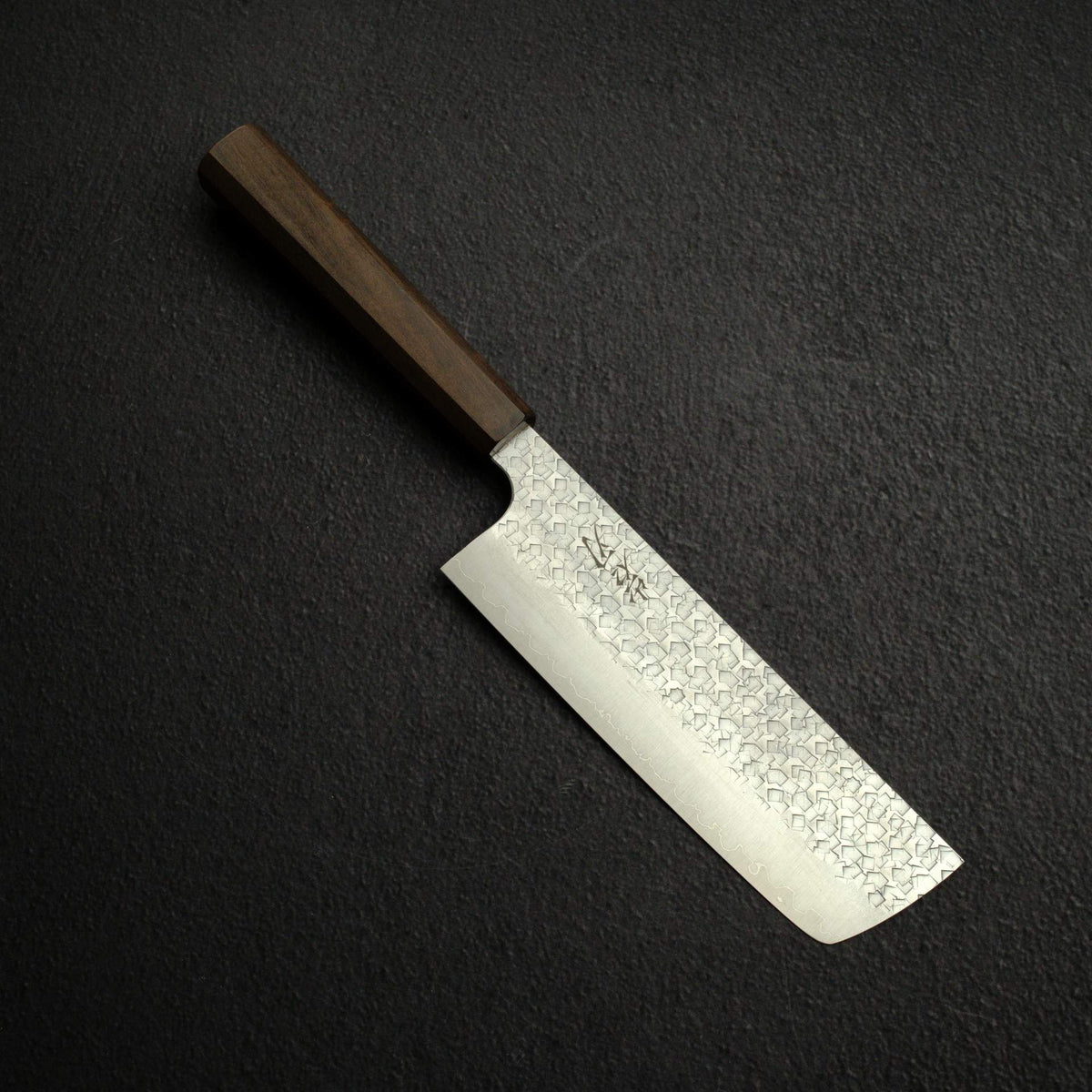 K&S Arare SG2 Nakiri 165mm by Iron Clad, Black Charcate Handle
