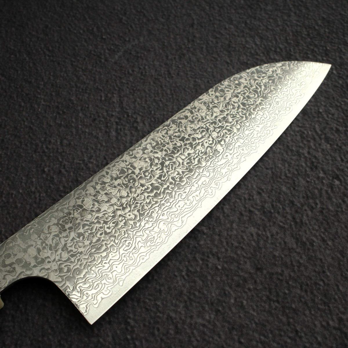 Kei Kobayashi SG2 Damascus Santoku 170mm, Ebony Handle Horn Ferrule