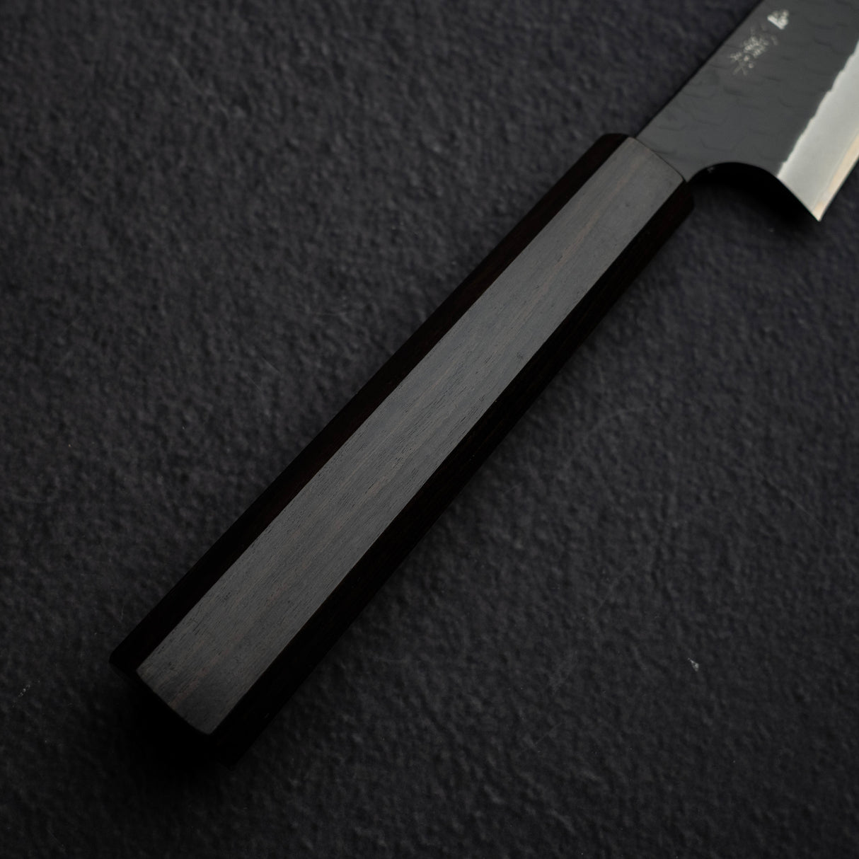 Nigara SG2 KU Double-bevel Honesuki 150mm (Boning Knife) Tsuchime Ebony