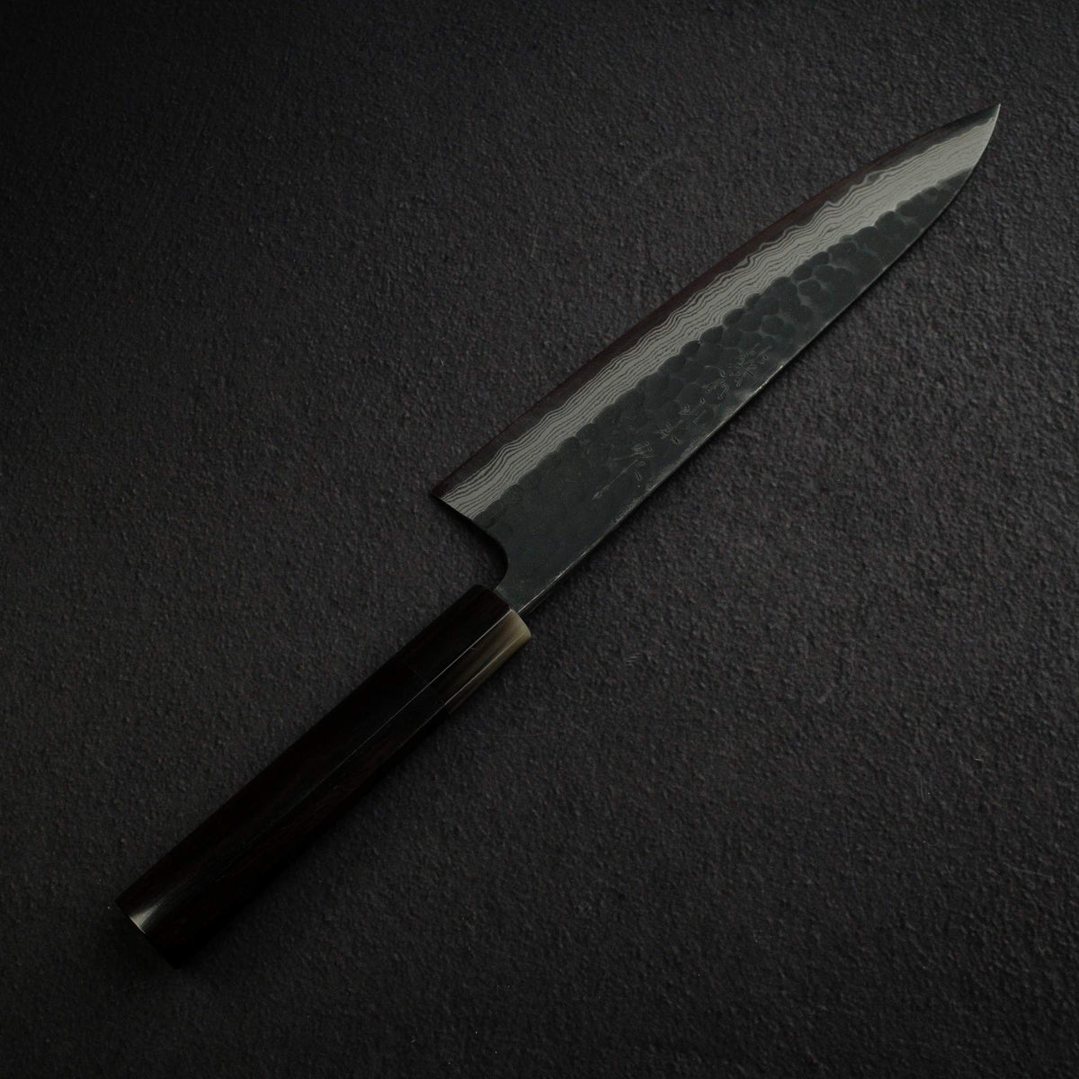 Nao Yamamoto Blue Super Kurouchi Damascus Gyuto 240mm