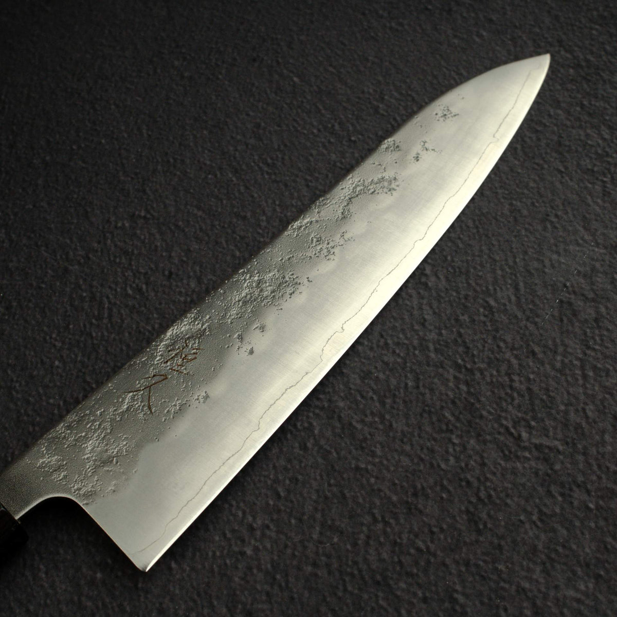Tsunehisa Ginsan Nashiji Gyuto 210mm Ebony Handle