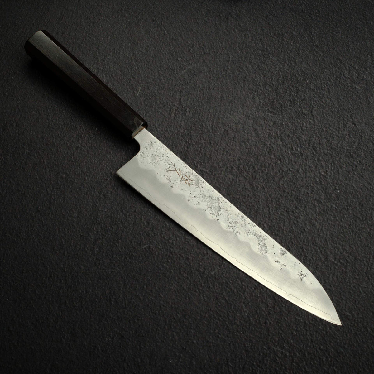 Tsunehisa Ginsan Nashiji Gyuto 210mm Ebony Handle