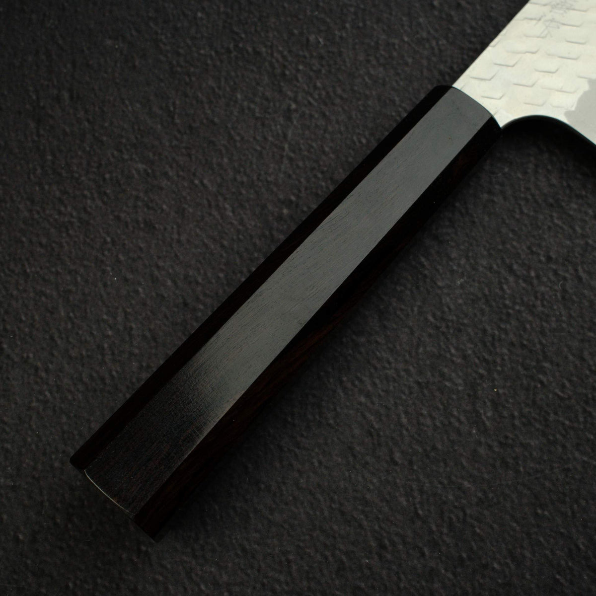 Nigara SG2 Tsuchime Matt Migaki K-tip Gyuto 210mm Ebony