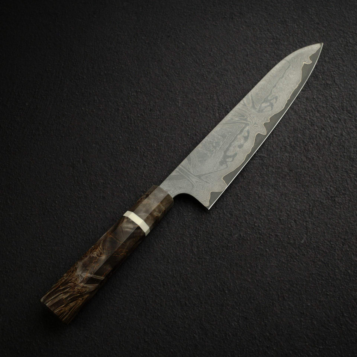 Hatsukokoro x Nigara VG XEOS Kurozome Damascus Gyuto 240mm w/ Saya