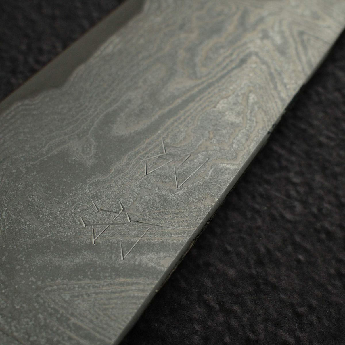 Hatsukokoro x Nigara VG XEOS Kurozome Damascus Gyuto 240mm w/ Saya