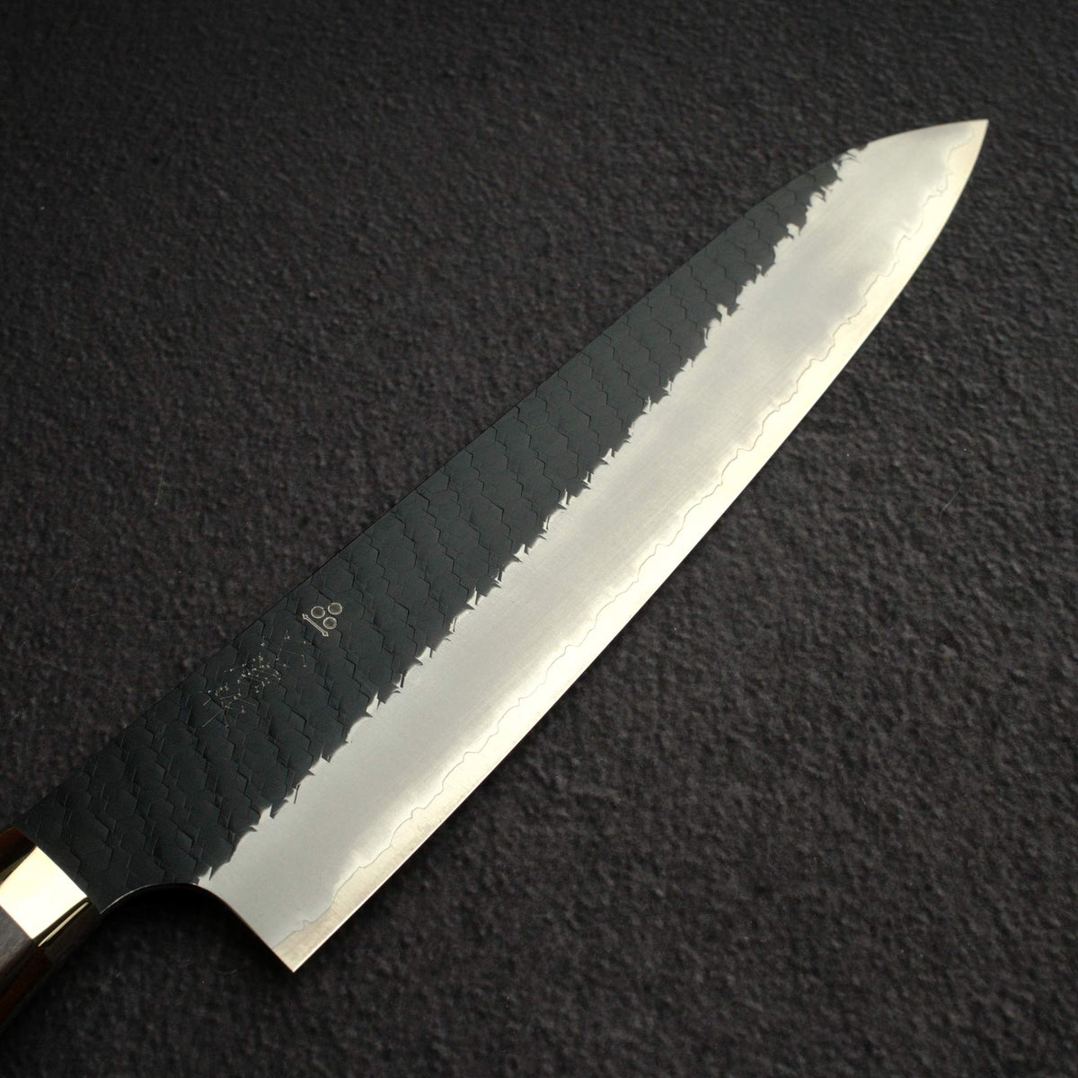 Nigara SG2 Kurouchi Tsuchime Gyuto 240mm Western Ironwood