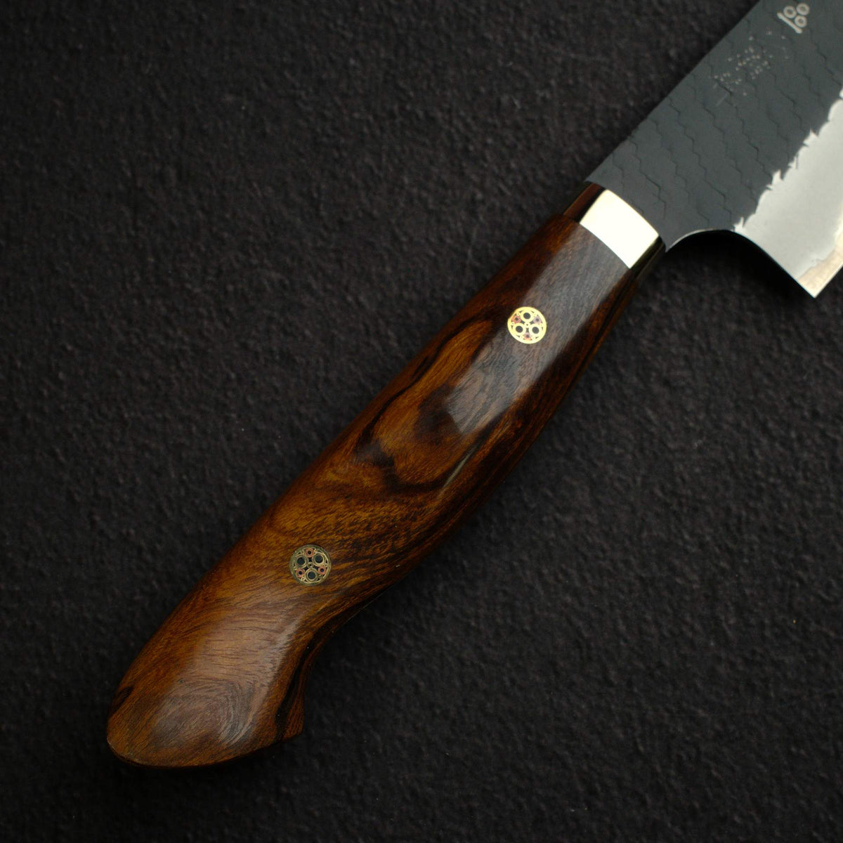 Nigara SG2 Kurouchi Tsuchime Gyuto 240mm Western Ironwood