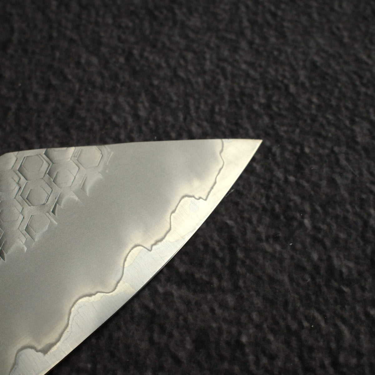 Nigara SG2 Tsuchime Matt Migaki Bunka 180mm Western Maple Burl
