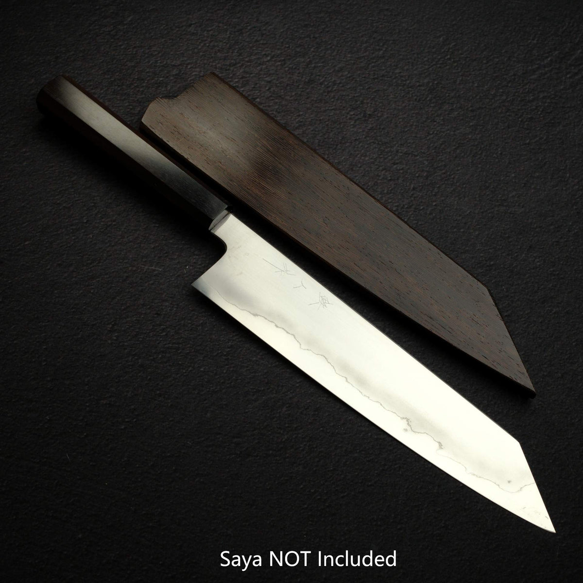 Tetsujin Ginsan Ukiba K-tip Gyuto 240mm Ebony Handle