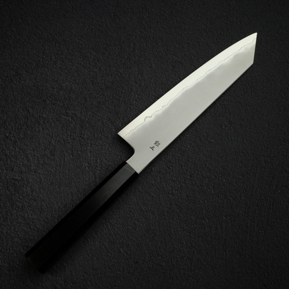 Tetsujin Ginsan Kasumi K-tip Gyuto 210mm Ebony Handle