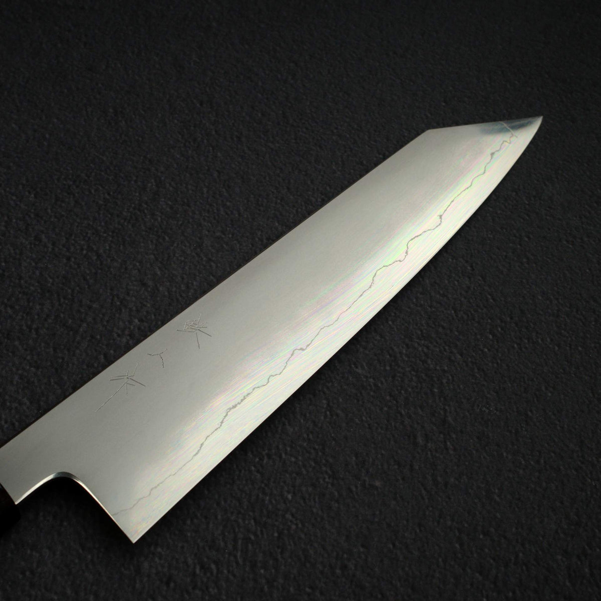 Tetsujin Ginsan Kasumi K-tip Gyuto 240mm Ebony Handle