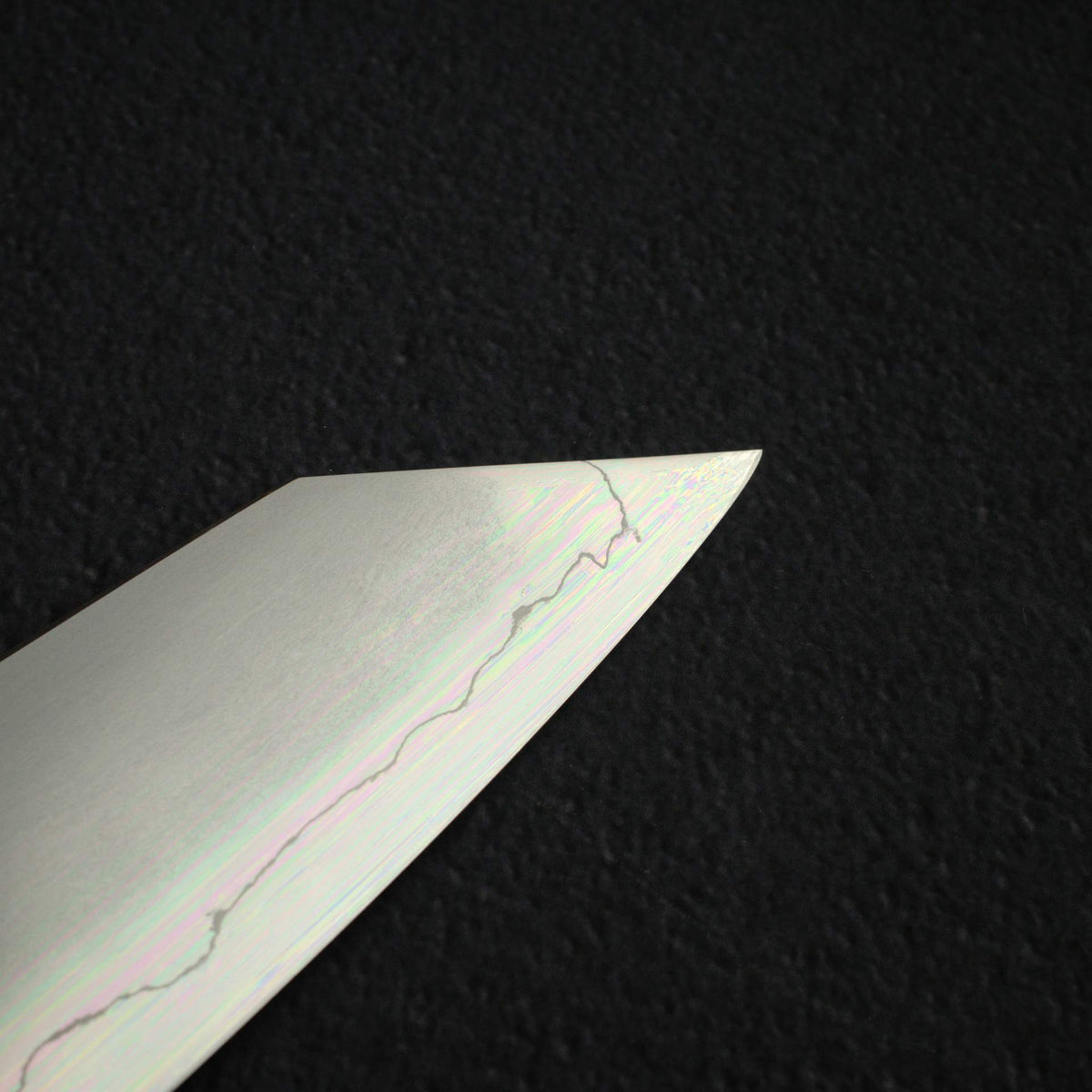 Tetsujin Ginsan Kasumi K-tip Gyuto 240mm Ebony Handle