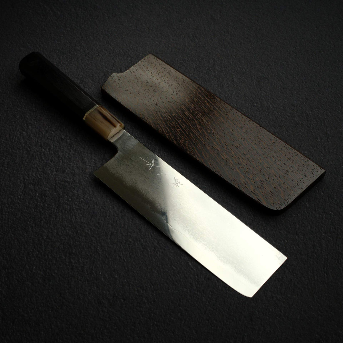 Tetsujin Ginsan Tanryusen (Metal Flow) Nakiri 170mm w/ Saya