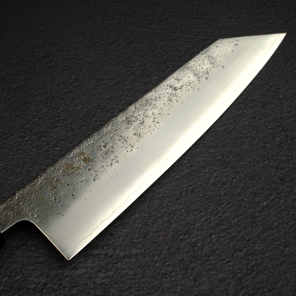 Hatsukokoro Ginrei Ginsan K-tip Gyuto 210mm Nashiji Ebony