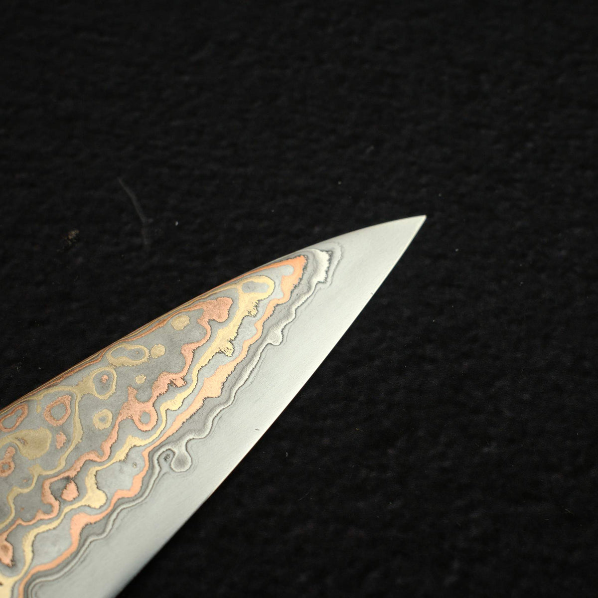 Hatsukokoro Hinotori V-Toku 2 Sujihiki 270mm Rainbow Damascus Finish