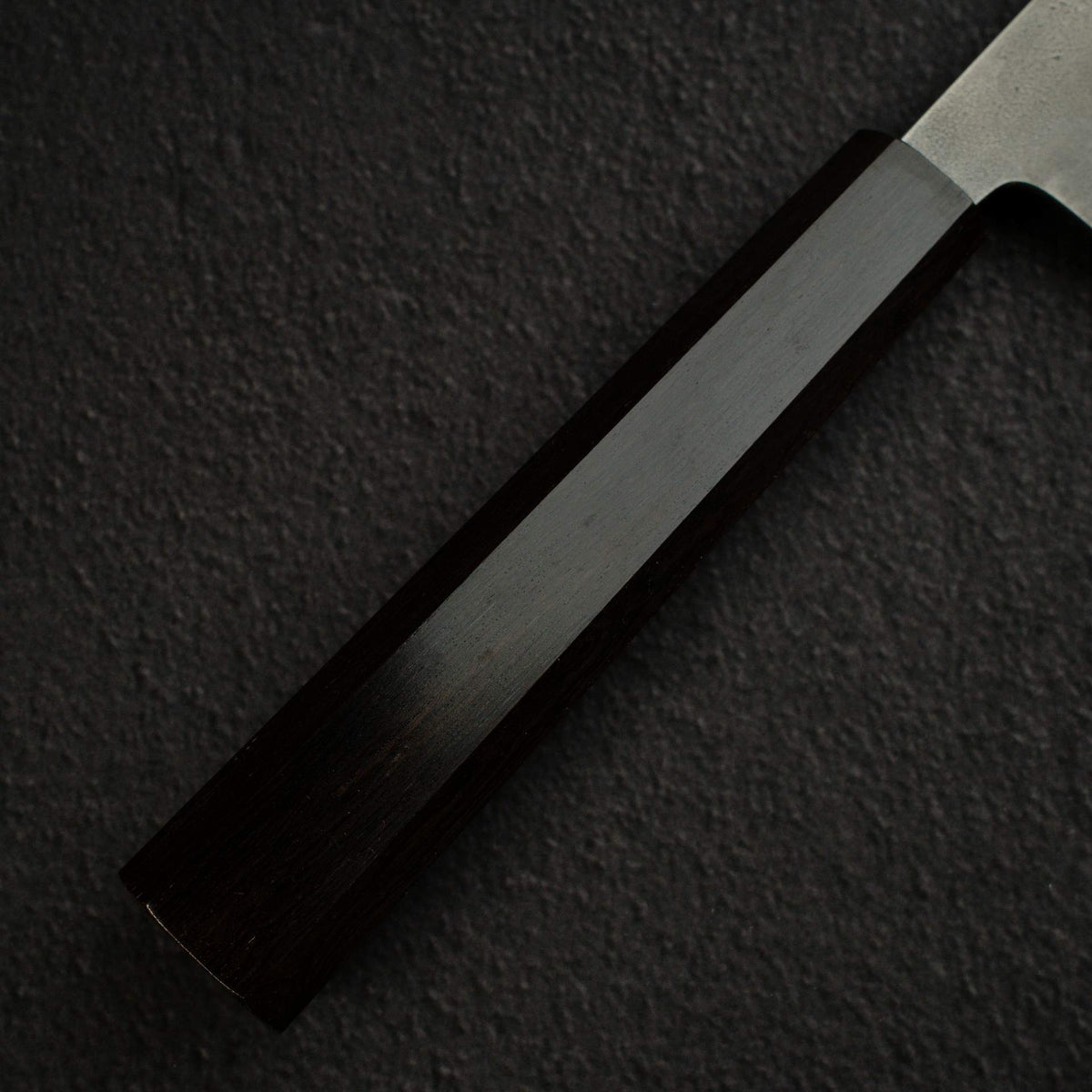 Yoshikane White 2 KU Nashiji Stainless Clad Bunka 165mm Ebony by Hatsukokoro