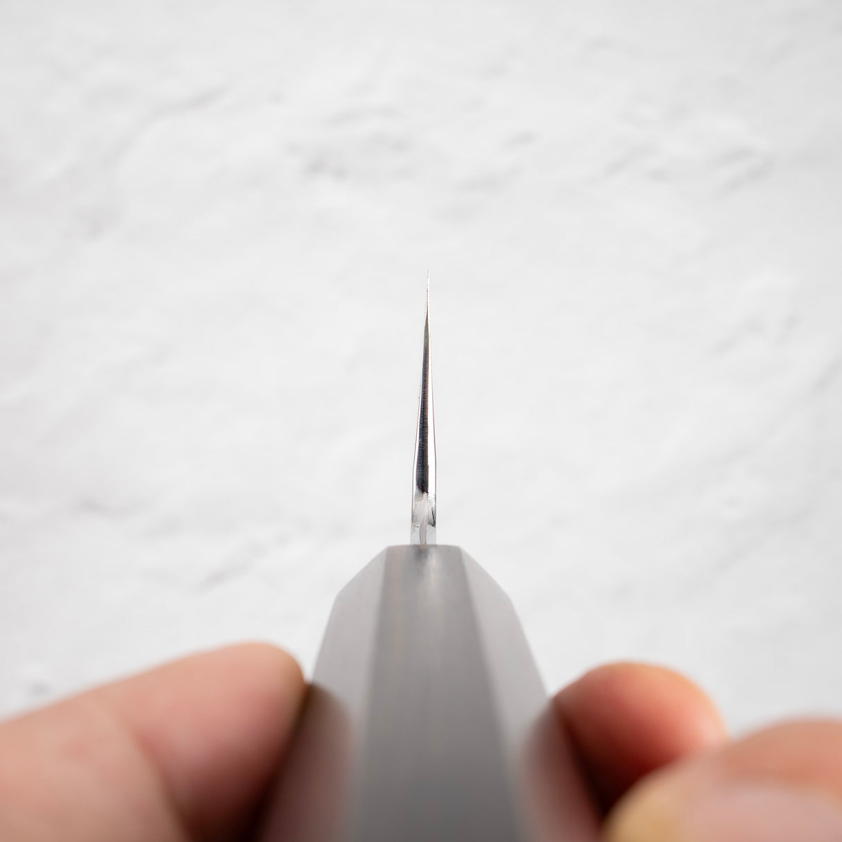 Nakagawa Blue1寬斜角Kasumi Gyuto 210mm黑檀木手柄