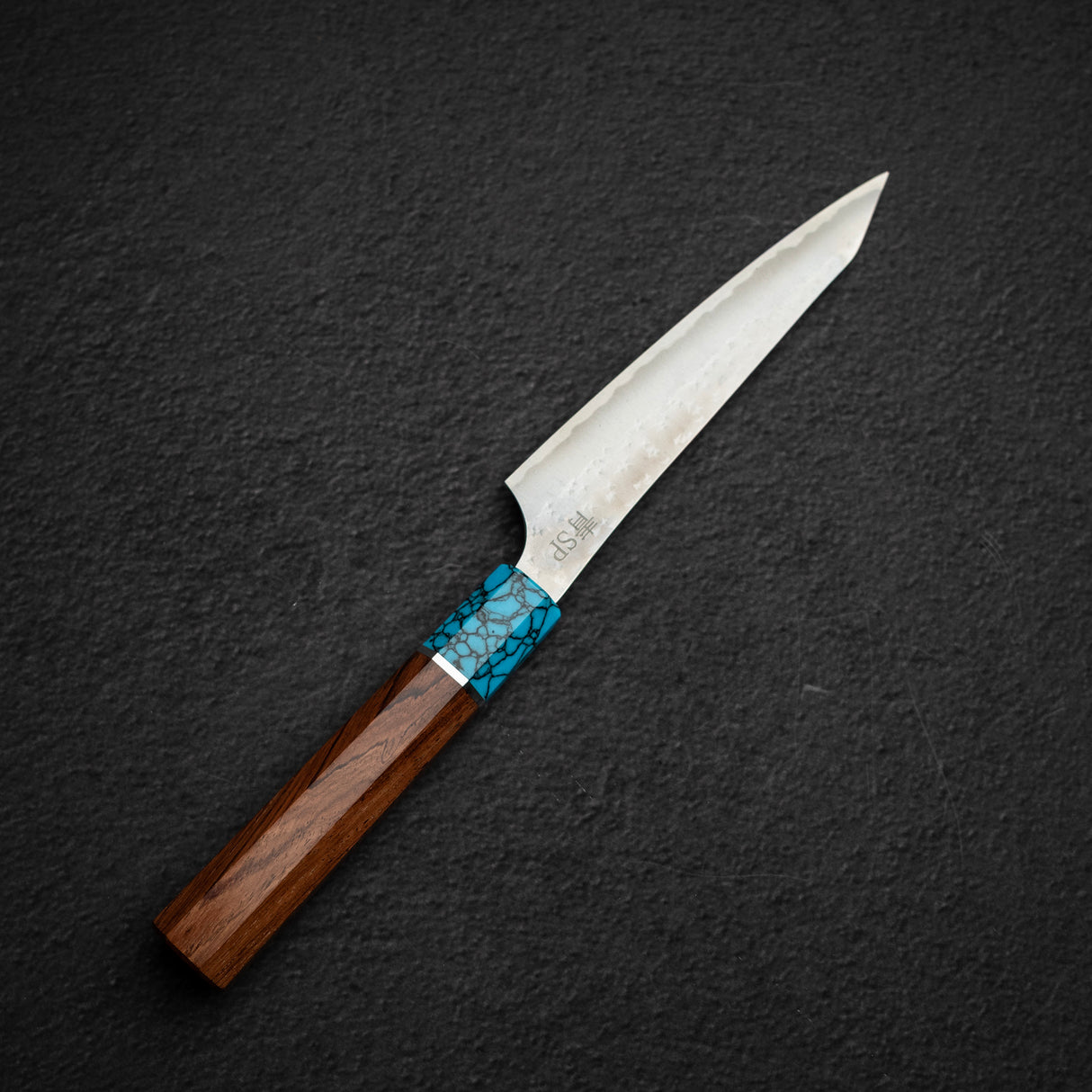 Kurosaki Kokusen Ei AS Petty 130mm - Turquoise Ferrule