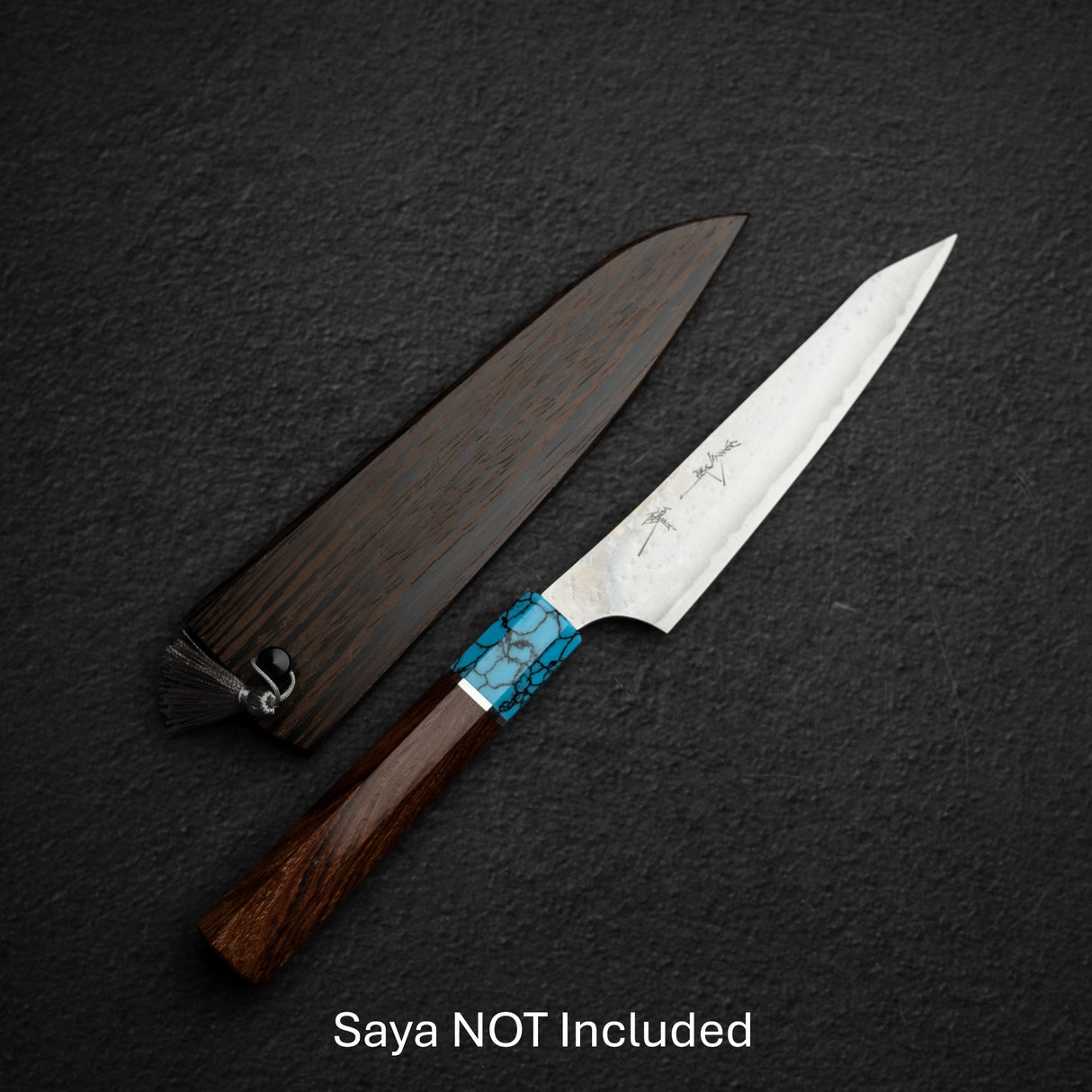 Kurosaki Kokusen Ei AS Petty 130mm - Turquoise Ferrule