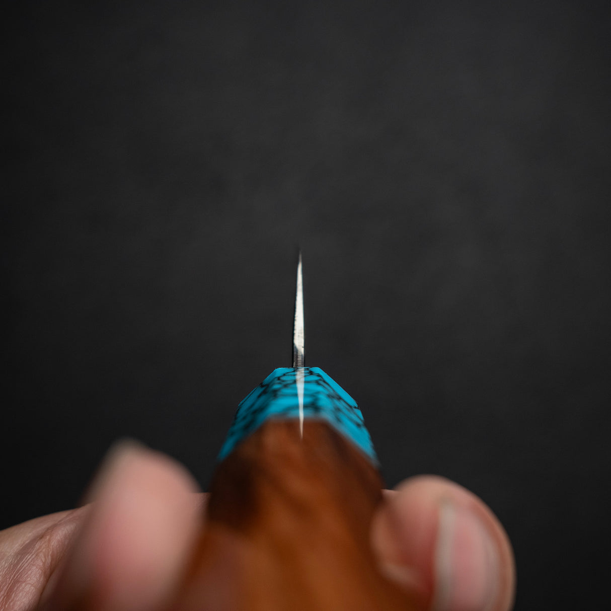 Kurosaki Kokusen Ei AS Petty 130mm - Turquoise Ferrule