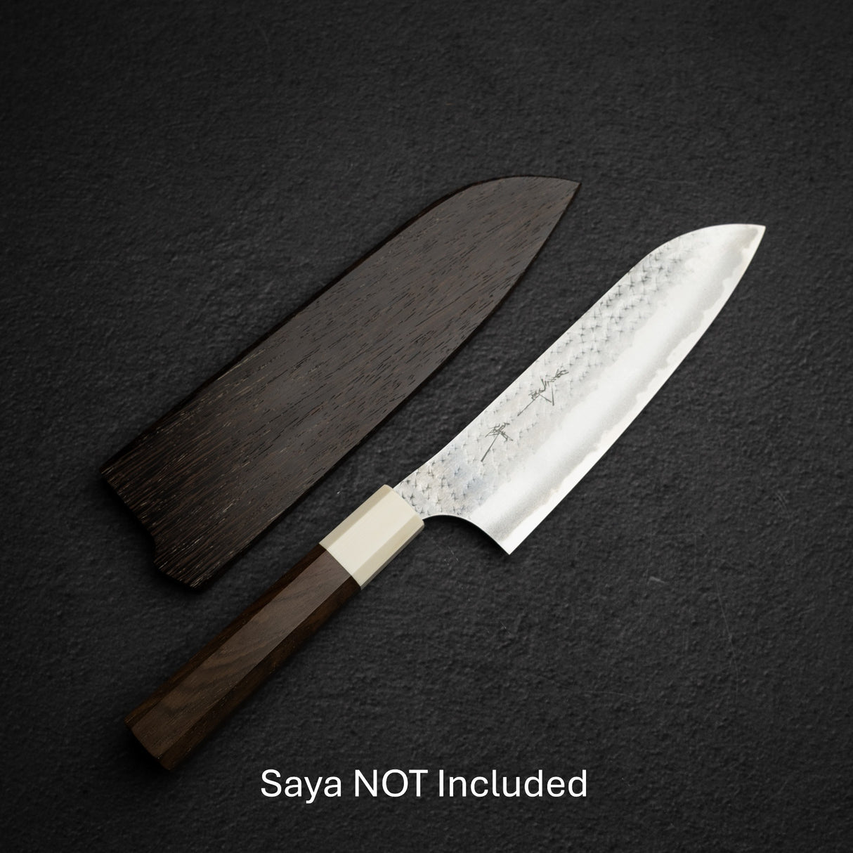 Kurosaki Kokusen AS Santoku 170mm - Ivory Ferrule