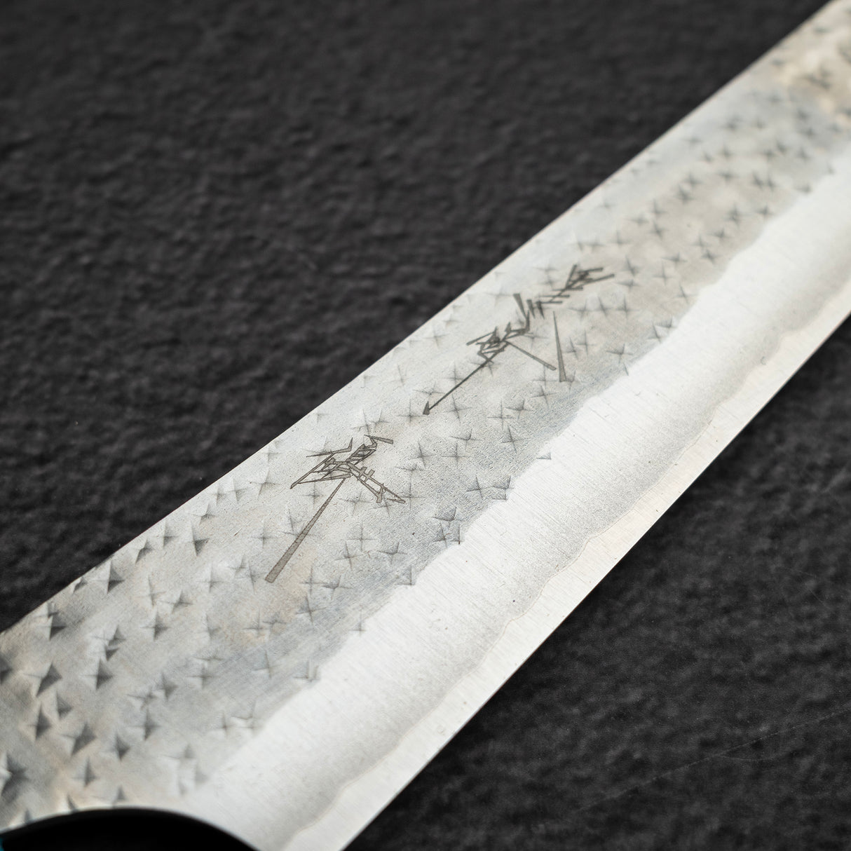 Kurosaki Kokusen Ei AS Sujihiki 240mm - Turquoise Ferrule