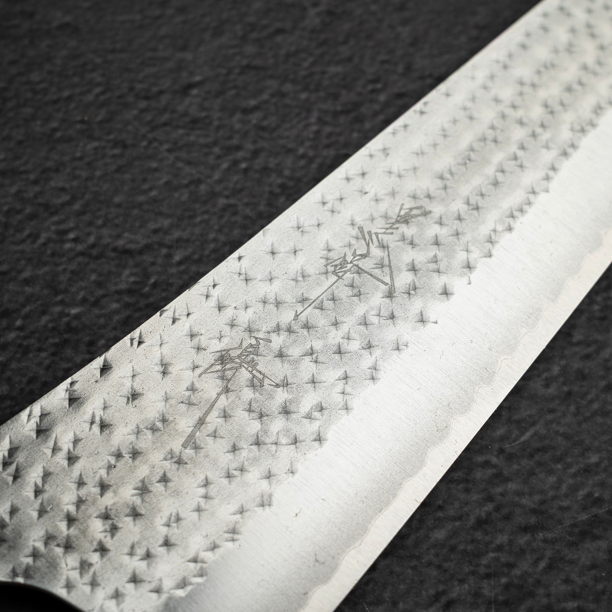 Kurosaki Kokusen Ei Aogami Super K tip Gyuto 270mm Turquoise White Ferrule