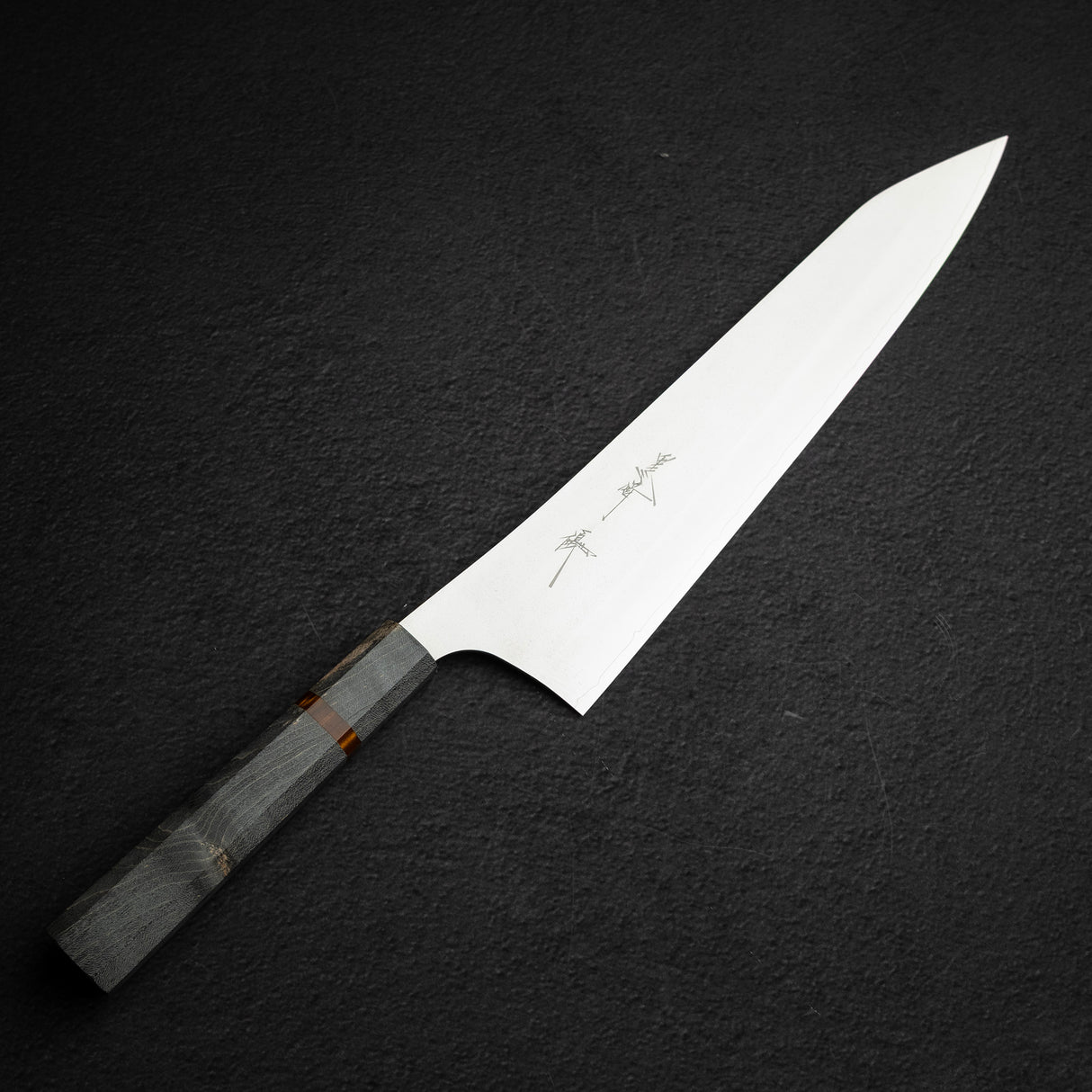 Kurosaki Gekko VG XEOS Gyuto 270mm, Birch Wood Gold Color Spacer Handle