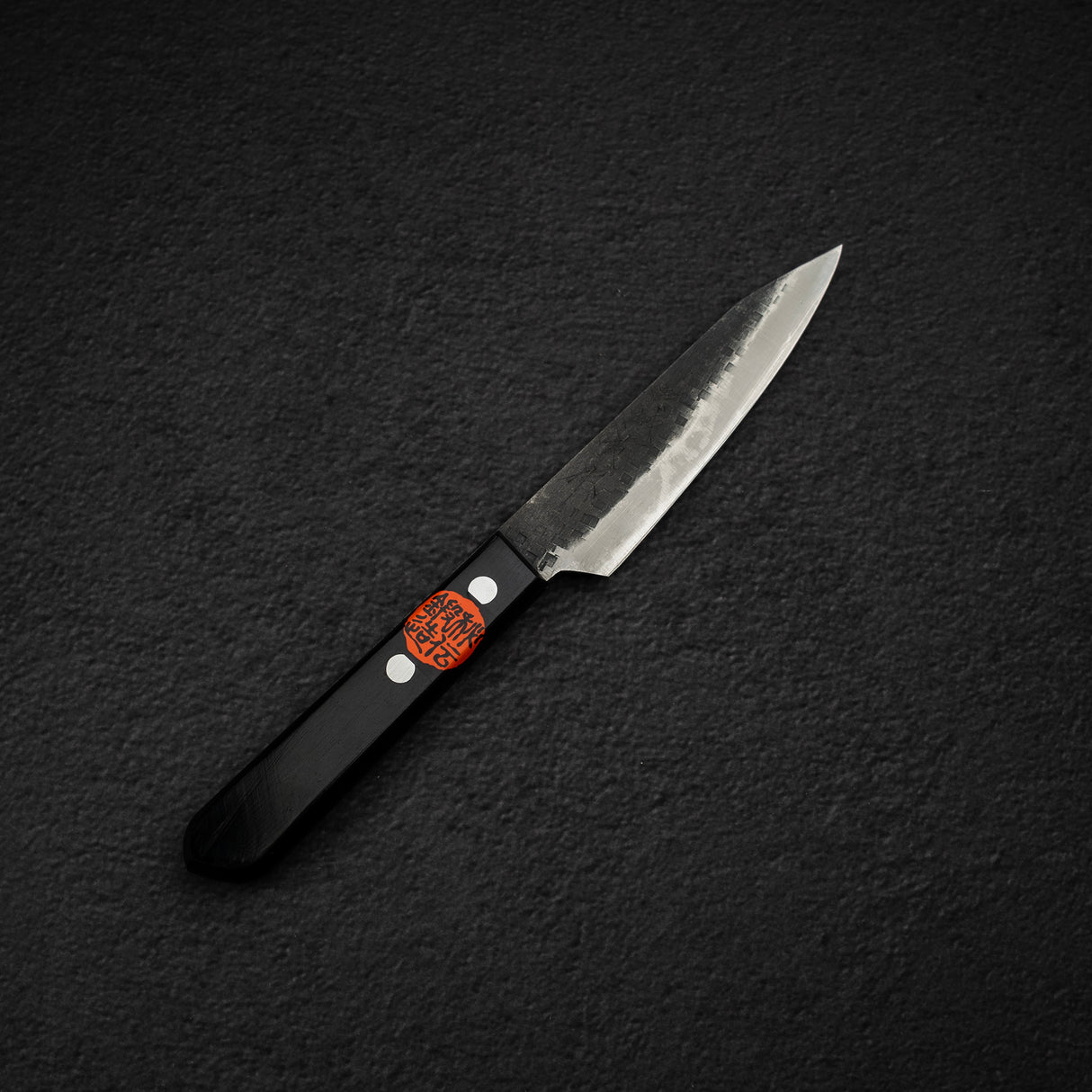 田中 Blue 2 黑打槌目不鏽鋼夾鐵 小刀 120mm