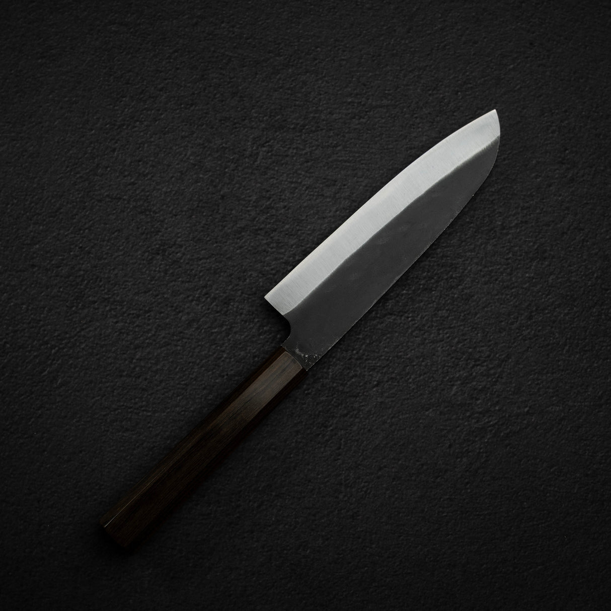 Hatsukokoro Aokitae Blue 2 Kurouchi Santoku 165mm Black Chacate