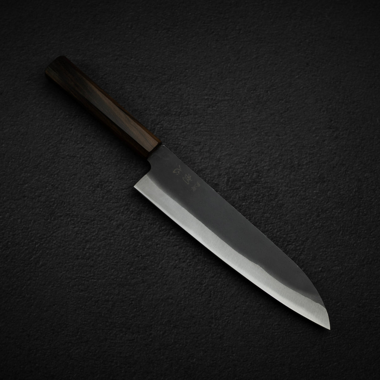 Hatsukokoro Aokitae Blue 2 Kurouchi Gyuto 210mm Black Chacate
