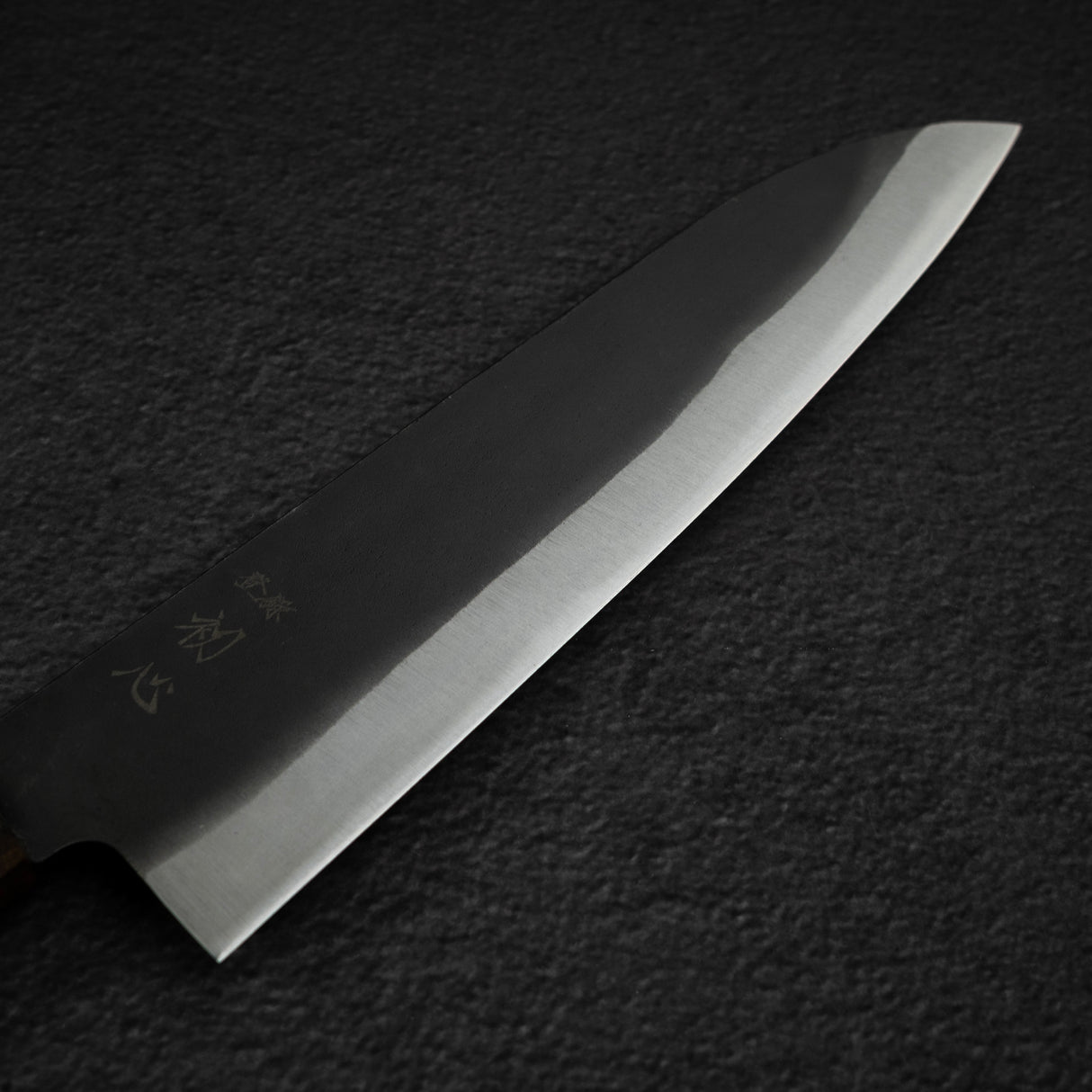 Hatsukokoro Aokitae Blue 2 Kurouchi Gyuto 210mm Black Chacate