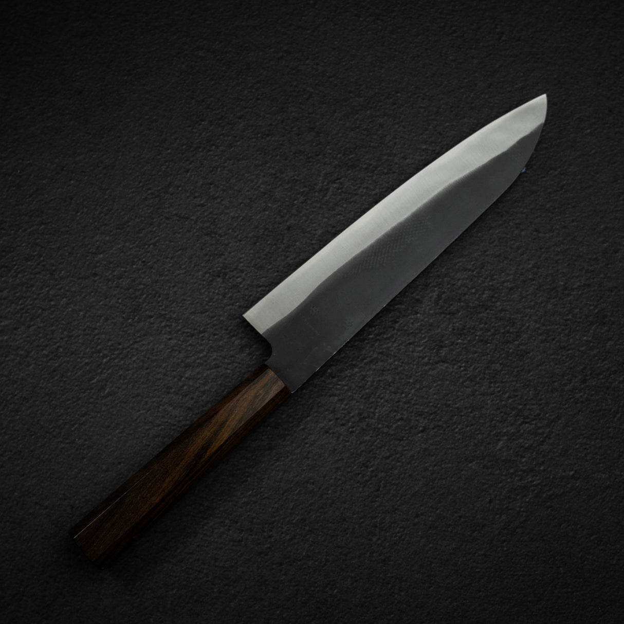 Hatsukokoro Aokitae Blue 2 Kurouchi Gyuto 210mm Black Chacate