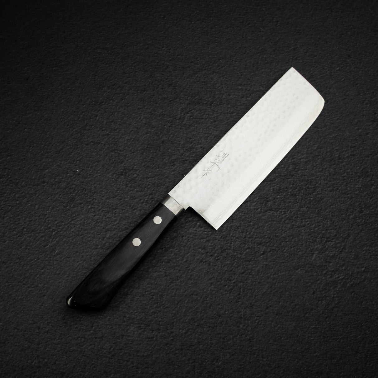 Masutani Kokuryu VG10 Damascus Nakiri 165mm Western Handle