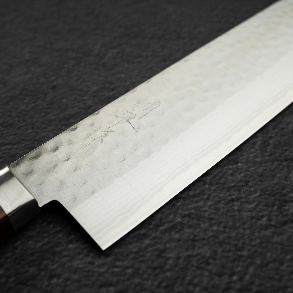 Masutani Kokuryu VG10 Damascus Slim Nakiri 165mm Western Handle