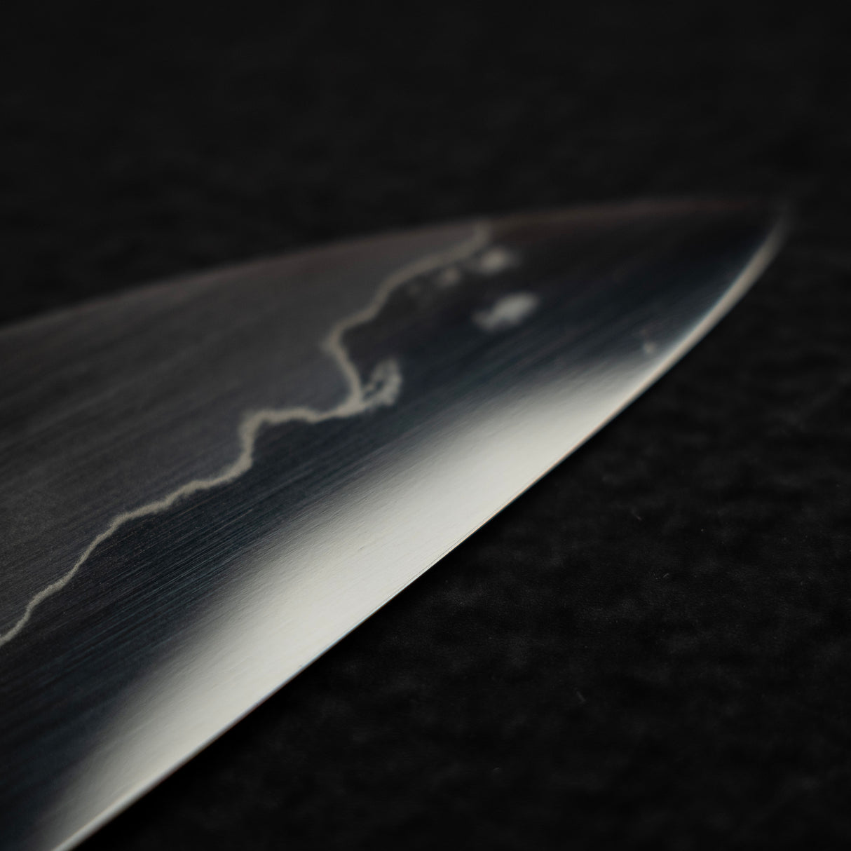 Tetsujin Ginsan Ukiba Gyuto 210mm Ebony Handle