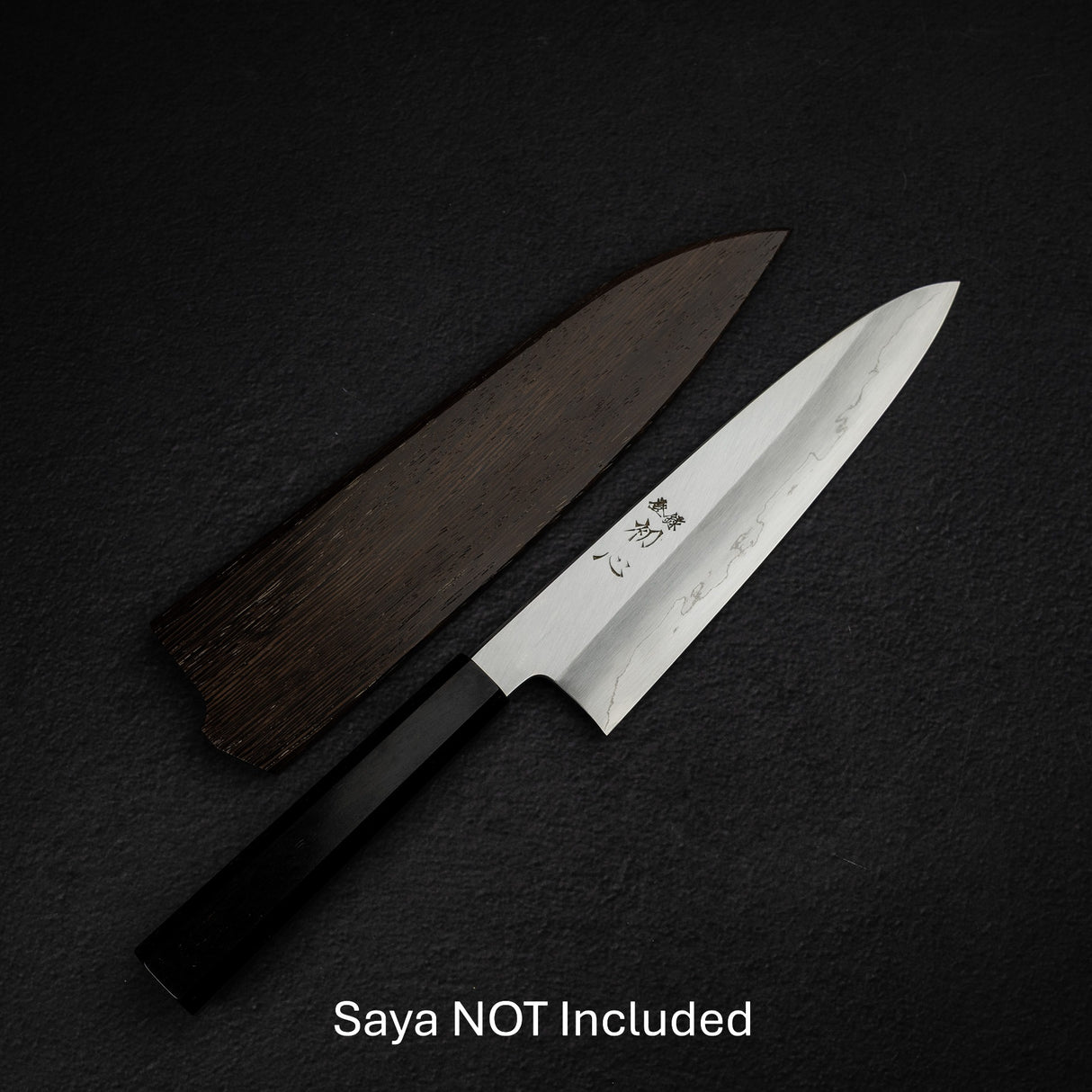 Nakagawa Ginsan Wide Bevel Kasumi Gyuto 210mm Ebony Handle