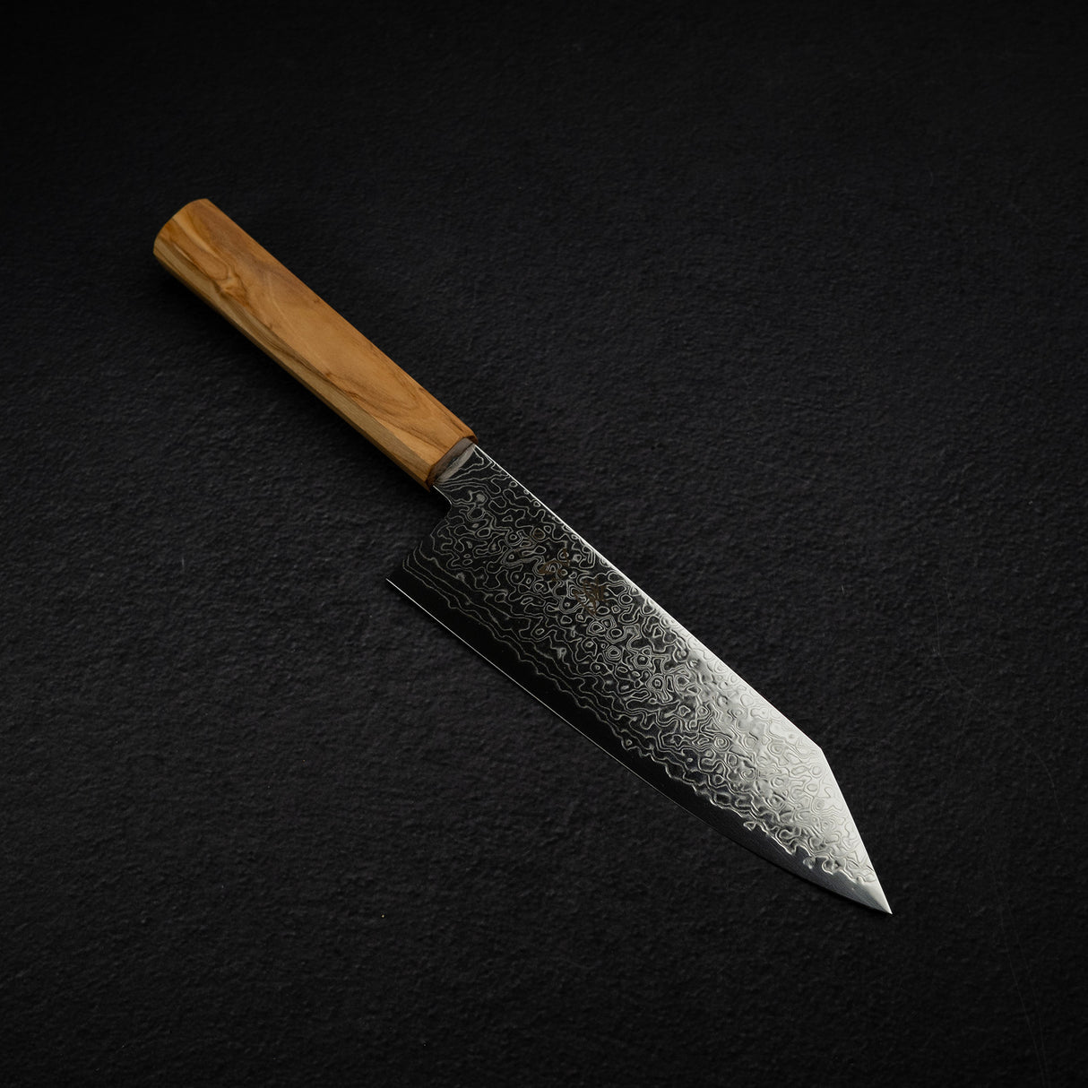 Hatsukokoro Ryuhyo SG2 Damascus Bunka 180mm Olivewood Handle