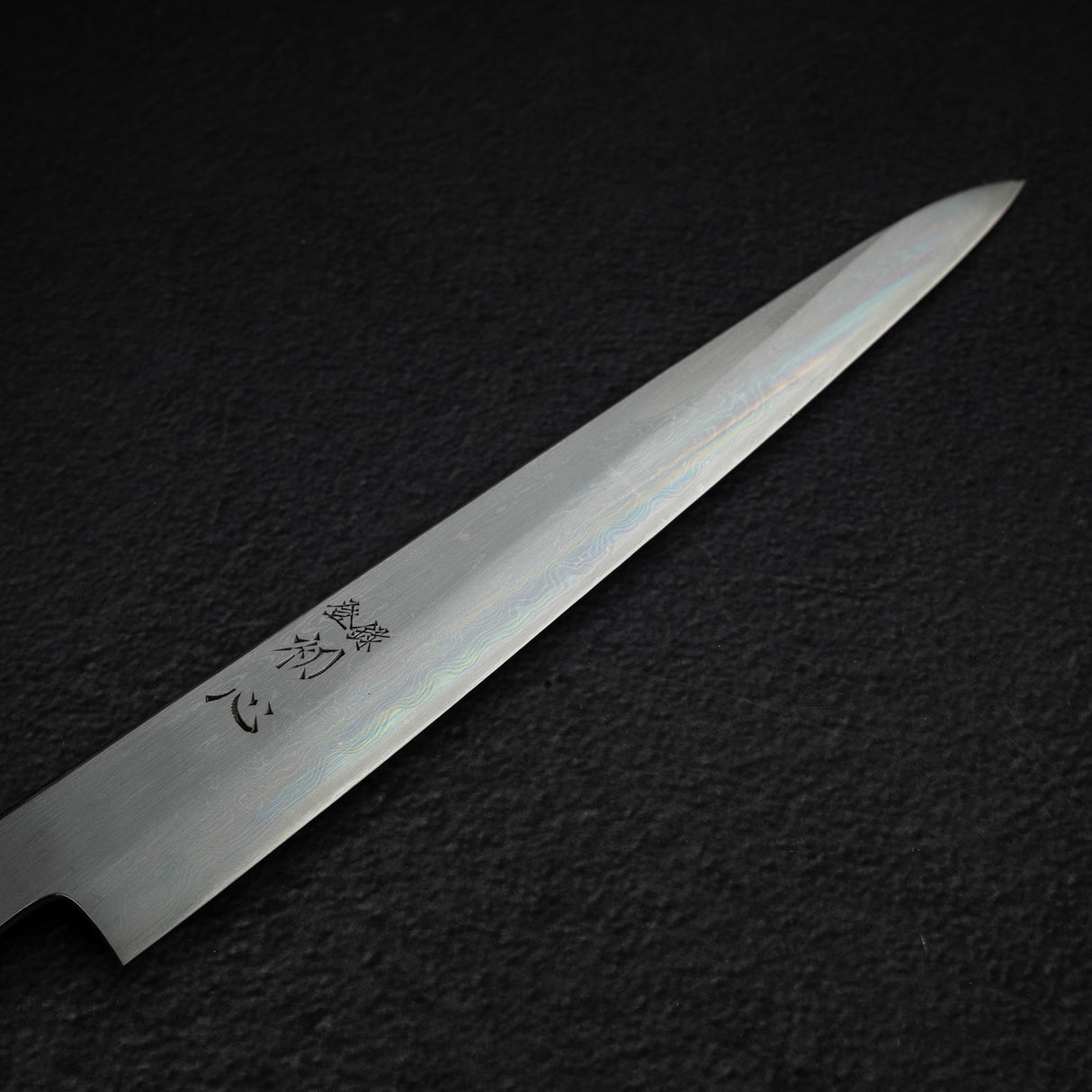 Hatsukokoro x Satoshi Nakagawa Blue 1 Damascus Sujihiki 240mm